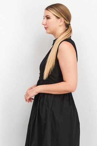 Vestido estilo patinadora Sleeveless - Preto