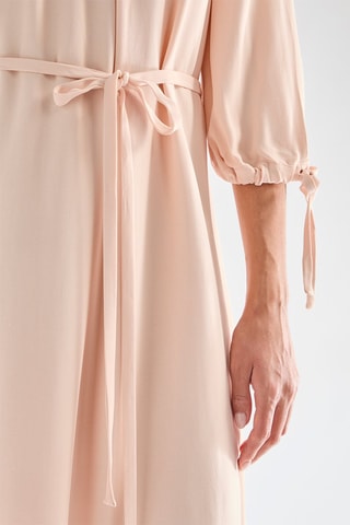 Vestido médio Ezmiya - Bege
