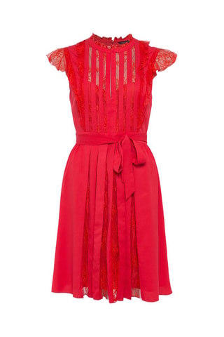 Vestido estilo patinadora Eva - Coral
