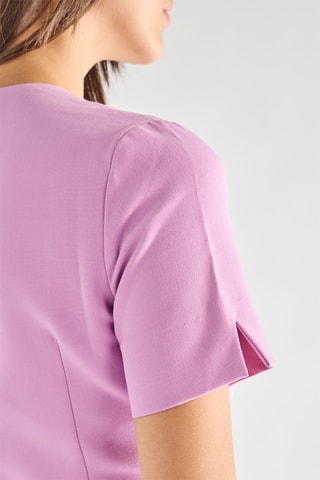 Vestido traçado Whisper - Malva