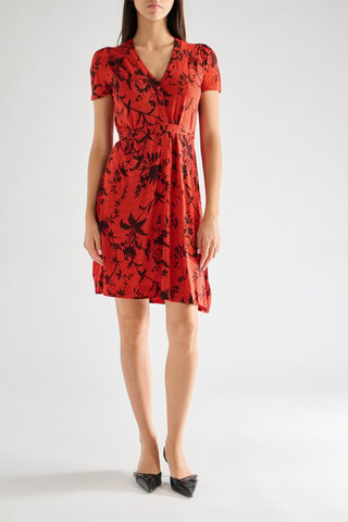 Vestido direito - Vermelho