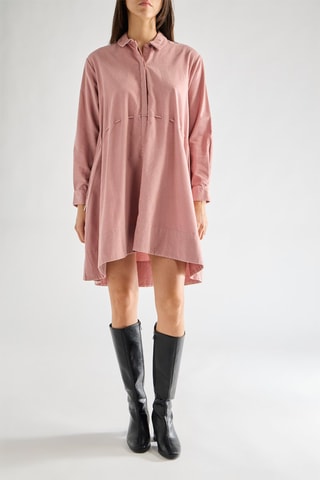 Vestido trapézio Ft - Rosa-envelhecido