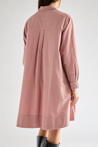 Vestido trapézio Ft - Rosa-envelhecido
