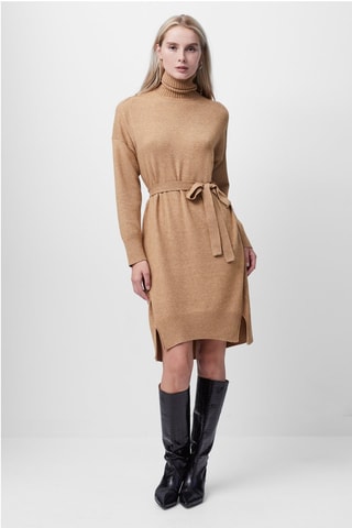 Vestido-camisola Kuma - Camel