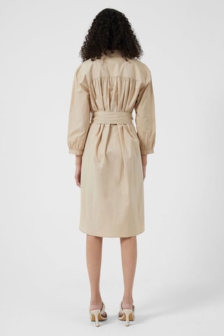 Vestido-camisa Poplin - Bege