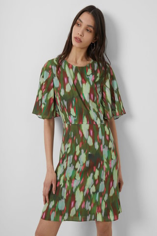 Vestido estilo patinadora Innes - Verde