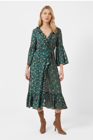 Vestido traçado Annifrida - Verde