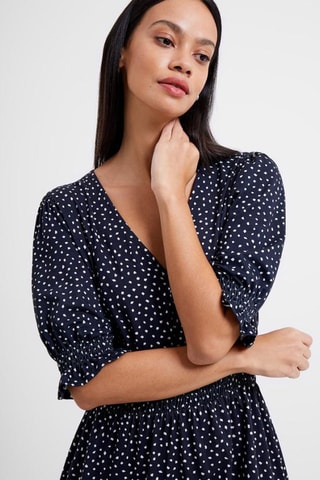 Vestido estilo patinadora Meadow - Azul-marinho