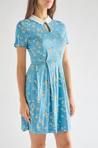 Vestido-polo Tropicana - Azul