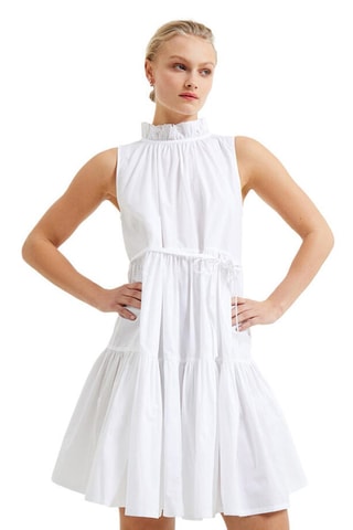 Vestido trapézio Rhodes - Branco