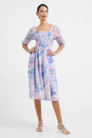 Vestido médio Dalla - Azul