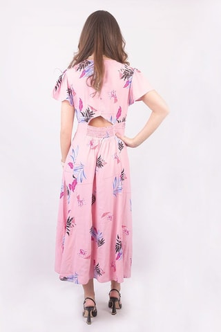 Vestido médio Eugie - Rosa