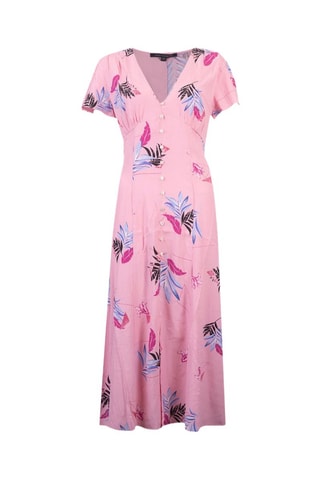 Vestido médio Eugie - Rosa