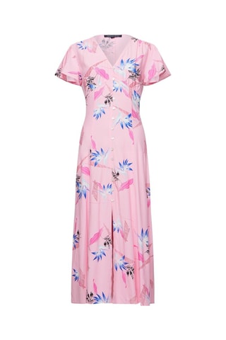 Vestido médio Eugie - Rosa
