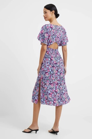 Vestido médio Fotini - Azul