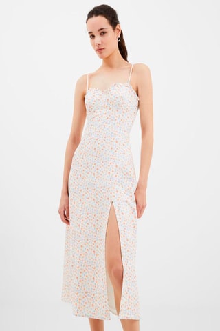 Vestido médio Camille - Branco