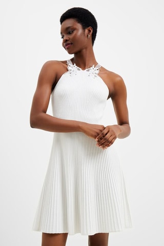Vestido estilo patinadora Mari - Branco