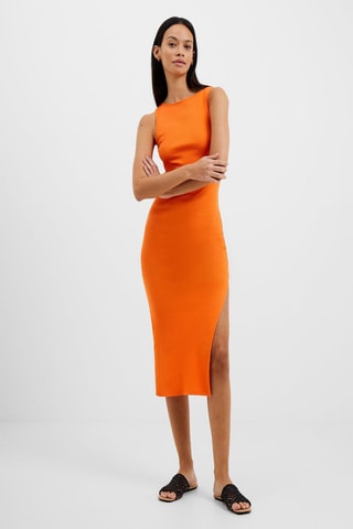 Vestido justo Rassia - Laranja