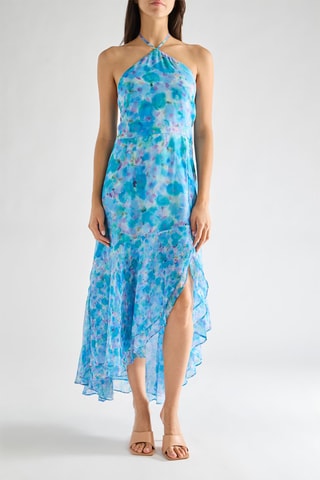 Vestido comprido Gretha - Azul