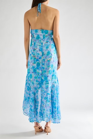 Vestido comprido Gretha - Azul