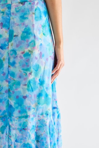 Vestido comprido Gretha - Azul