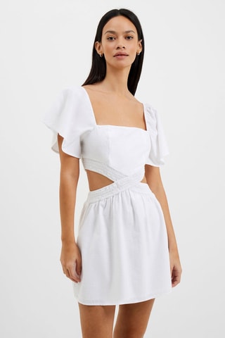 Vestido direito Alania - Branco