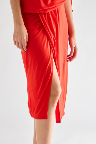 Vestido médio Tanna - Vermelho