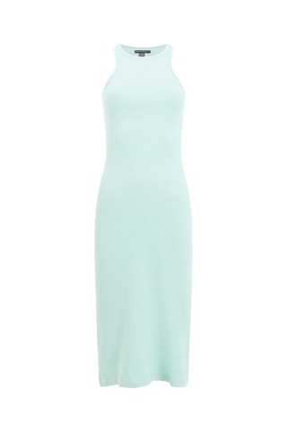 Vestido justo Racer - Verde-água