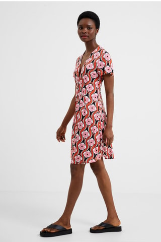 Vestido-camisa Arabella - Laranja