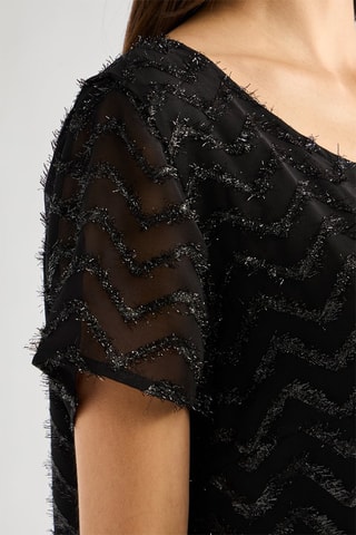 Vestido direito Ashton - Preto