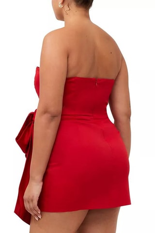 Vestido corpete Florida - Vermelho