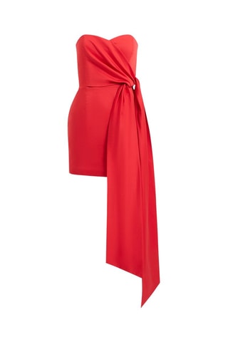 Vestido corpete Florida - Vermelho