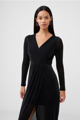 Vestido comprido Jersey - Preto