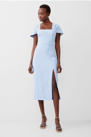 Vestido médio Echo - Azul-claro