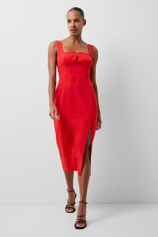 Vestido médio Echo - Vermelho