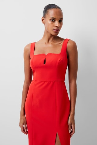 Vestido médio Echo - Vermelho