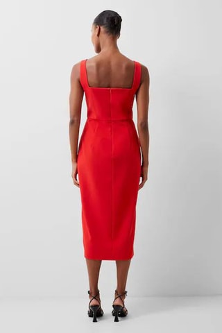 Vestido médio Echo - Vermelho