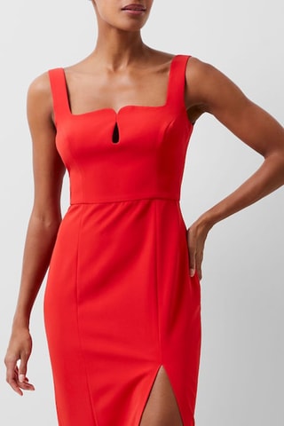 Vestido médio Echo - Vermelho