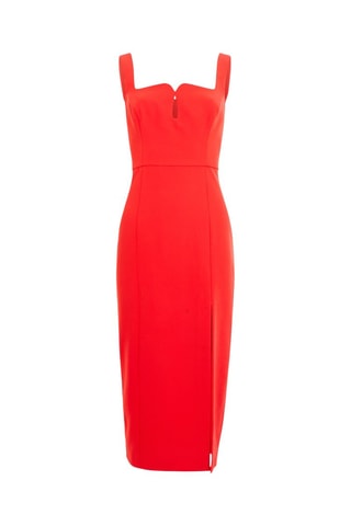 Vestido médio Echo - Vermelho