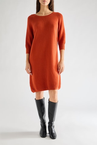 Vestido-camisola Mozart - Vermelho-tijolo