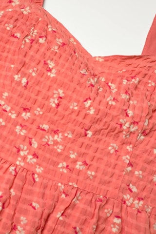 Vestido médio Erin - Coral