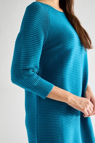 Vestido-camisola Mozart - Azul