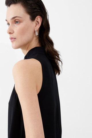 Vestido trapézio Echo - Preto