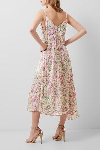 Vestido comprido Donna - Amarelo-pálido