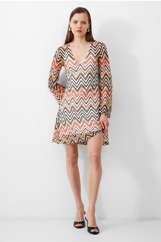 Vestido direito Rudy - Bege