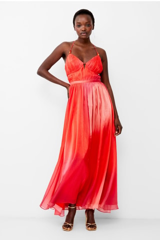 Vestido comprido Darryl - Vermelho