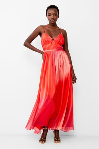 Vestido comprido Darryl - Vermelho