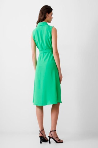Vestido traçado Sleeveless - Verde