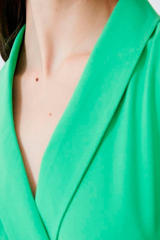 Vestido traçado Sleeveless - Verde