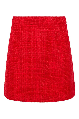 Saia em tweed Azzurra - Vermelho